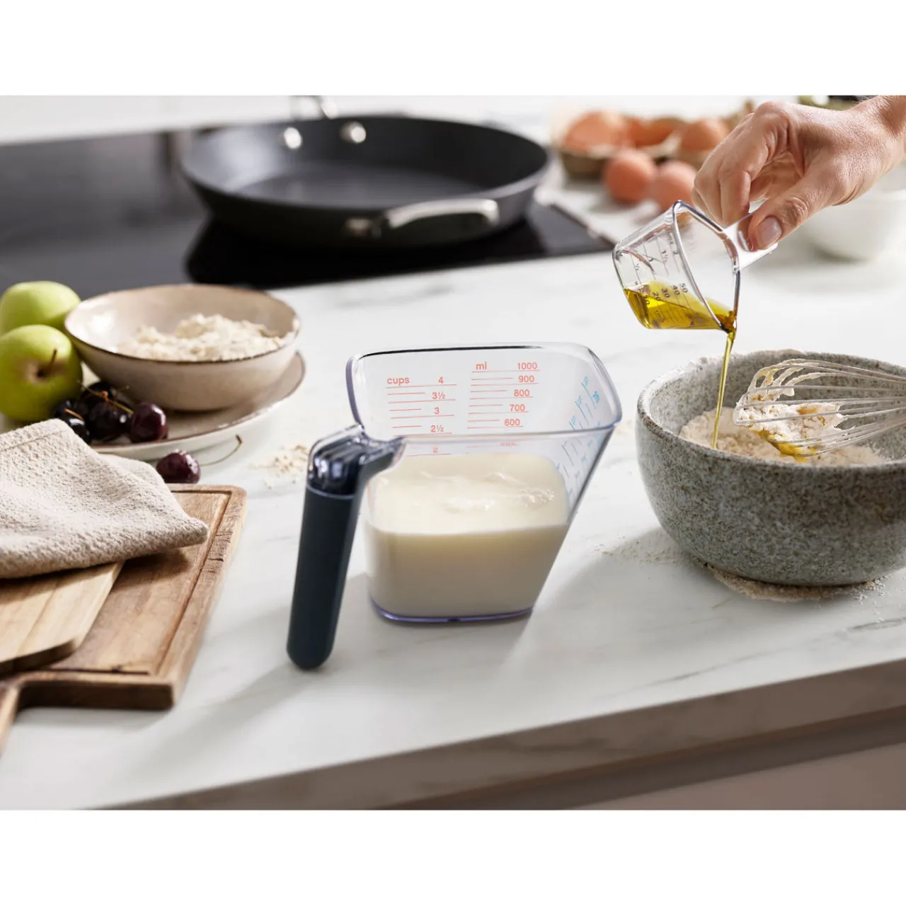 Best JOSEPH JOSEPH Align™ 2-piece Easy-read Measuring Jug Set