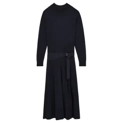 Alina Belted Knitted Dress