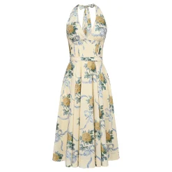 Allena Floral Halter Dress