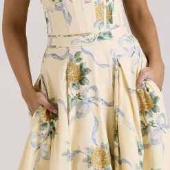 Allena Floral Halter Dress
