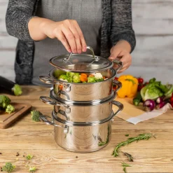 Allround Three-Tier Steamer Set 20cm