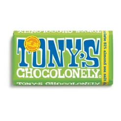 Almond Sea Salt 51% Dark Chocolate Bar