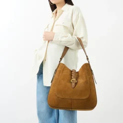 Altay Braided Suede Hobo Bag
