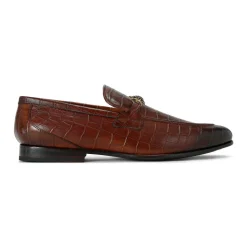 Outlet KURT GEIGER LONDON Alton Croc-Embossed Loafers