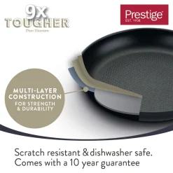 Hot PRESTIGE Aluminium Stirfry Wok 29cm