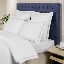 Amadora Square Pillow Case White/Grey