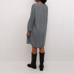 Amber Geometric Print Dress