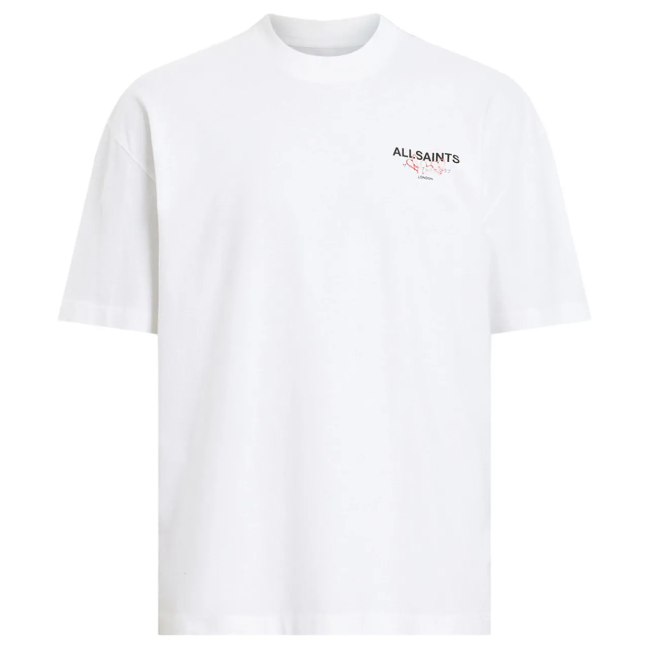 Outlet ALLSAINTS Amore Oversized Logo T-Shirt