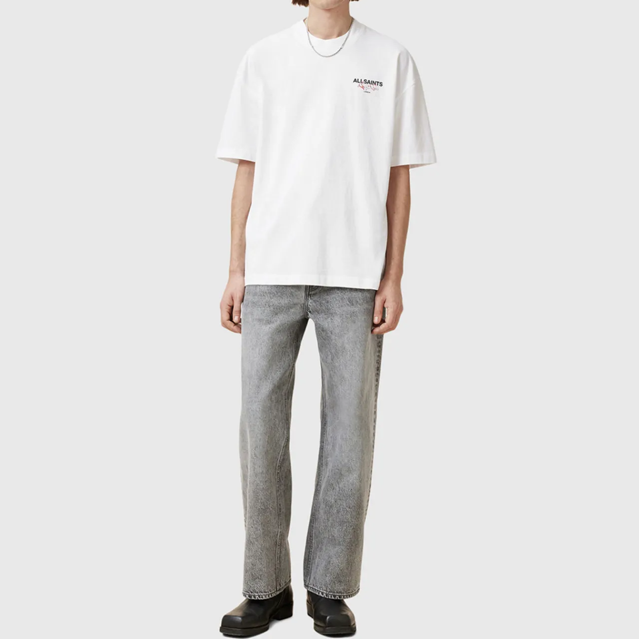 Outlet ALLSAINTS Amore Oversized Logo T-Shirt