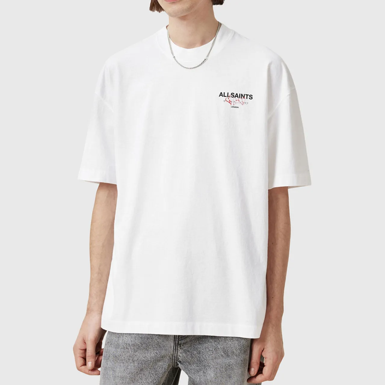 Outlet ALLSAINTS Amore Oversized Logo T-Shirt