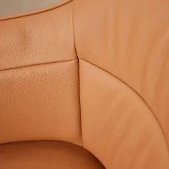 Amrita Swivel Dining Chair Tan