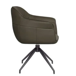 Amrita Swivel Dining Chair Green