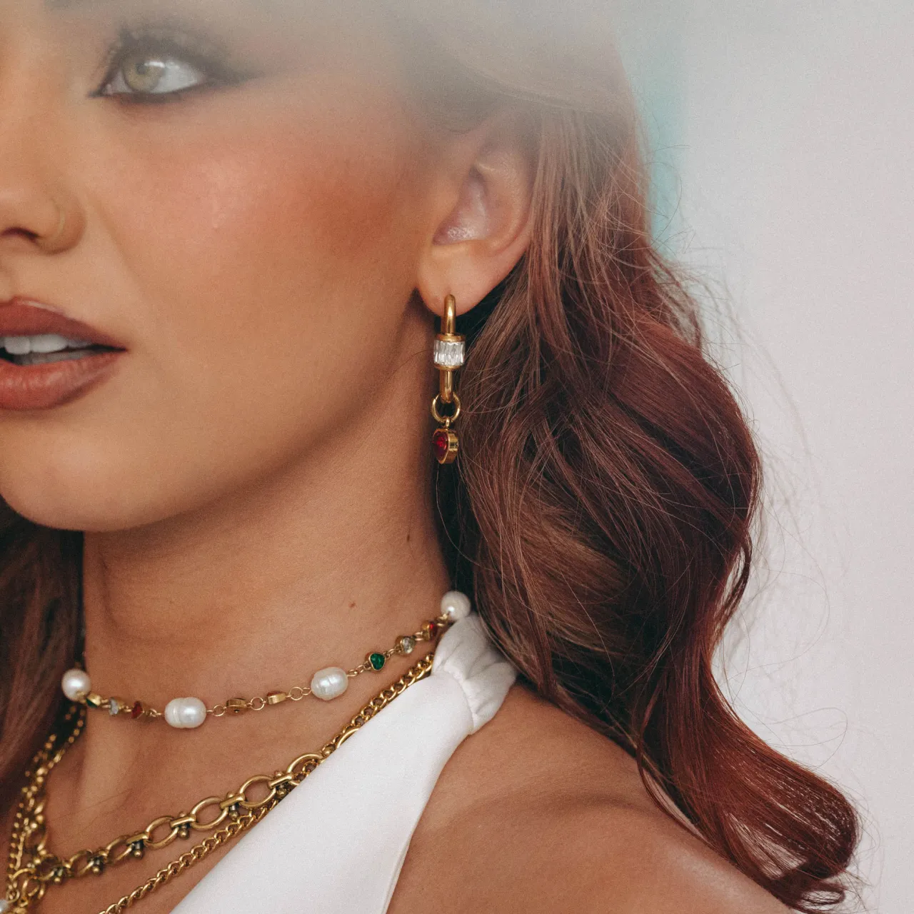 Fashion LYNOTT JEWELLERY Anam Heart Charm Gold