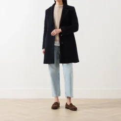 Angel Single-Breasted Peacoat