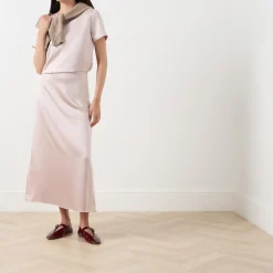 New WEEKEND MAX MARA Angelo Satin Skirt