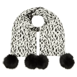 Animal Pom Pom Scarf