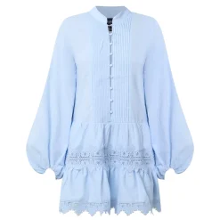 New BARDOT Antonia Lace Mini Shift Dress