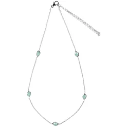 Sale JUVI DESIGNS Aqua Chalcedony Stepping Stone Necklace