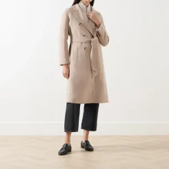 Outlet MARELLA Ara Double-Breasted Belted Coat