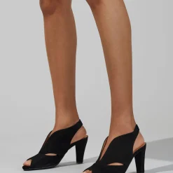 Arabella Suede Heeled Sandals