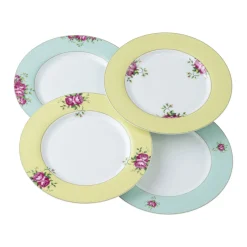 Archive Rose - Dinner Plates X 4