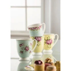 Fashion AYNSLEY Archive Rose 4 Mugs Set