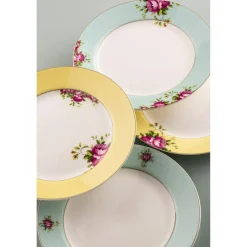 Archive Rose Plates (Set of 4)