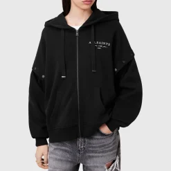 Sale ALLSAINTS Aroma Amphia Logo Hoodie