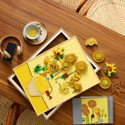 Art: Vincent Van Gogh Sunflowers Wall Artwork Set