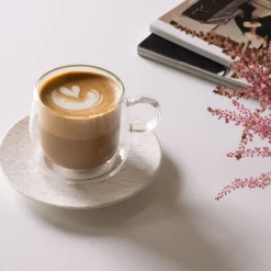 Artesano Hot & Cold Beverages Coffee Glass, Set of Two