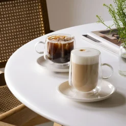 Clearance VILLEROY & BOCH Artesano Hot&Cold Beverages Cappuccino Glass, Set of Two