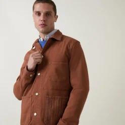 Artist Stripe Chore Jacket