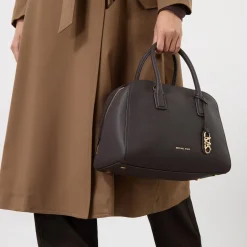 Discount MICHAEL MICHAEL KORS Ashton Medium Pebbled Leather Satchel