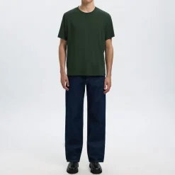 Online SELECTED HOMME Aspen Solid Logo T-Shirt