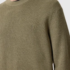 Sale ALLSAINTS Aspen Waffle-Knit Sweater