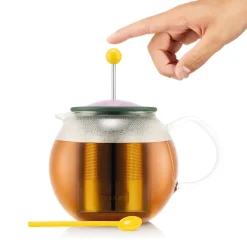 Assam Tea Press with Stainless Steel Filter 1L