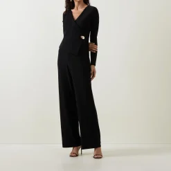 Asymmetric Wrap Jumpsuit