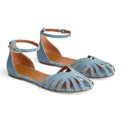 Aubrey Plaited Front Flat Sandals