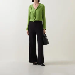 Audai Asymmetric Ruffle Blouse