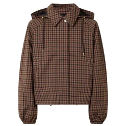 Audrey Check Print Jacket