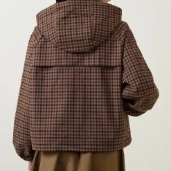 Audrey Check Print Jacket