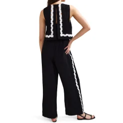 Audrey Scallop Detail Jumpsuit