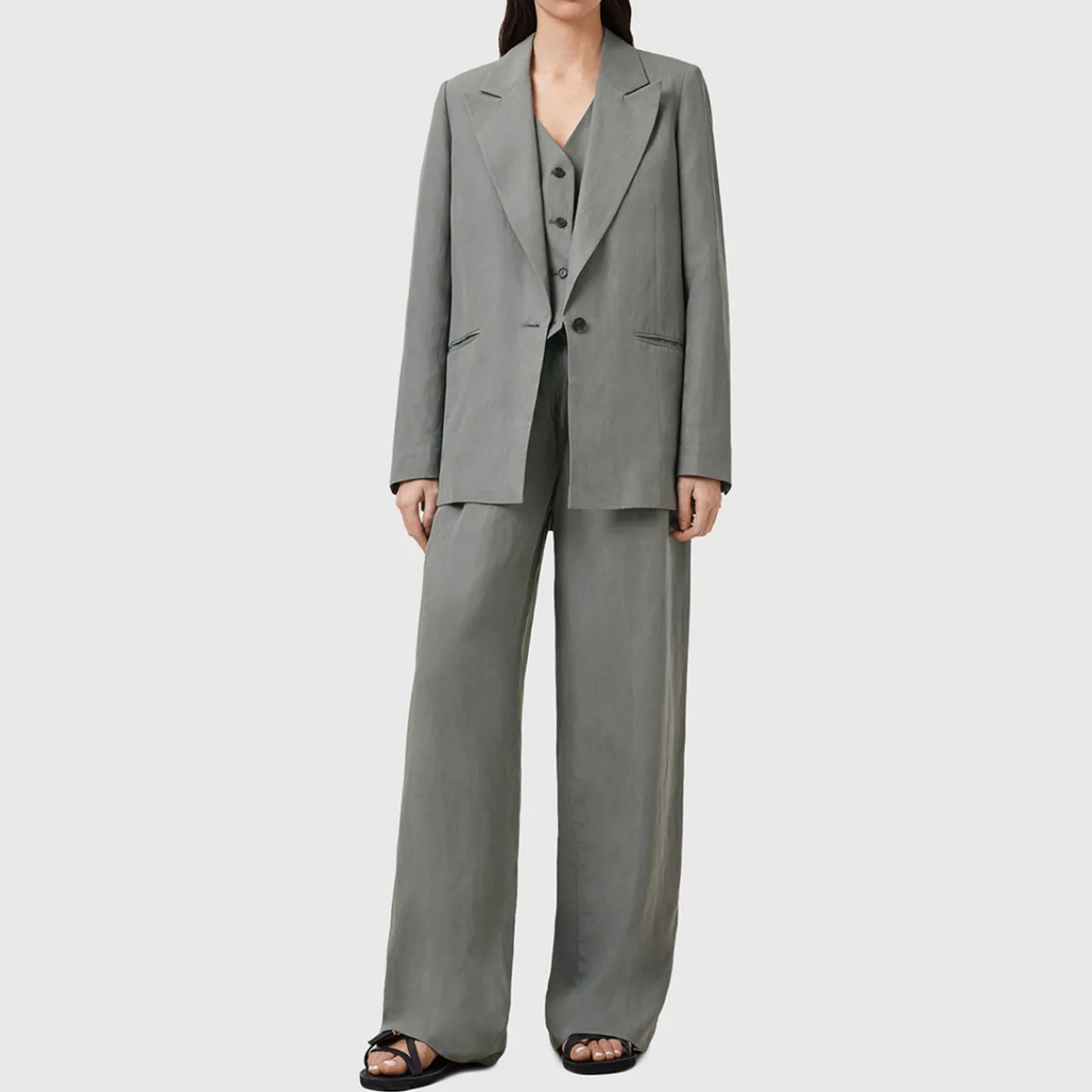 Outlet ALLSAINTS Averie Single-Breasted Blazer