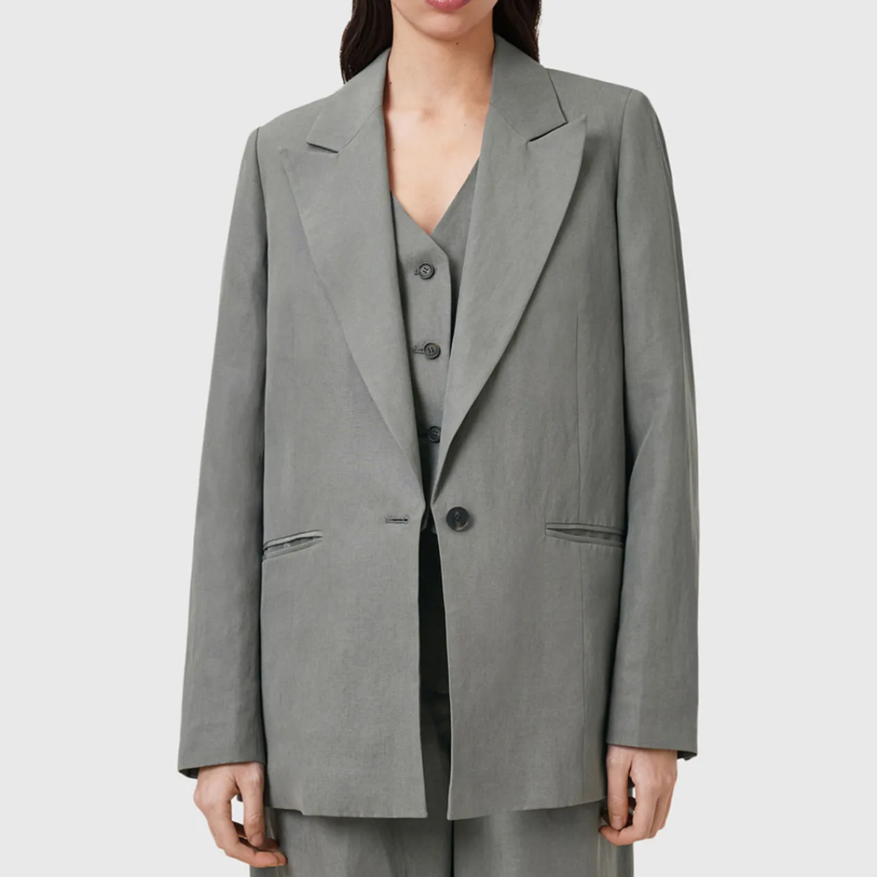 Outlet ALLSAINTS Averie Single-Breasted Blazer