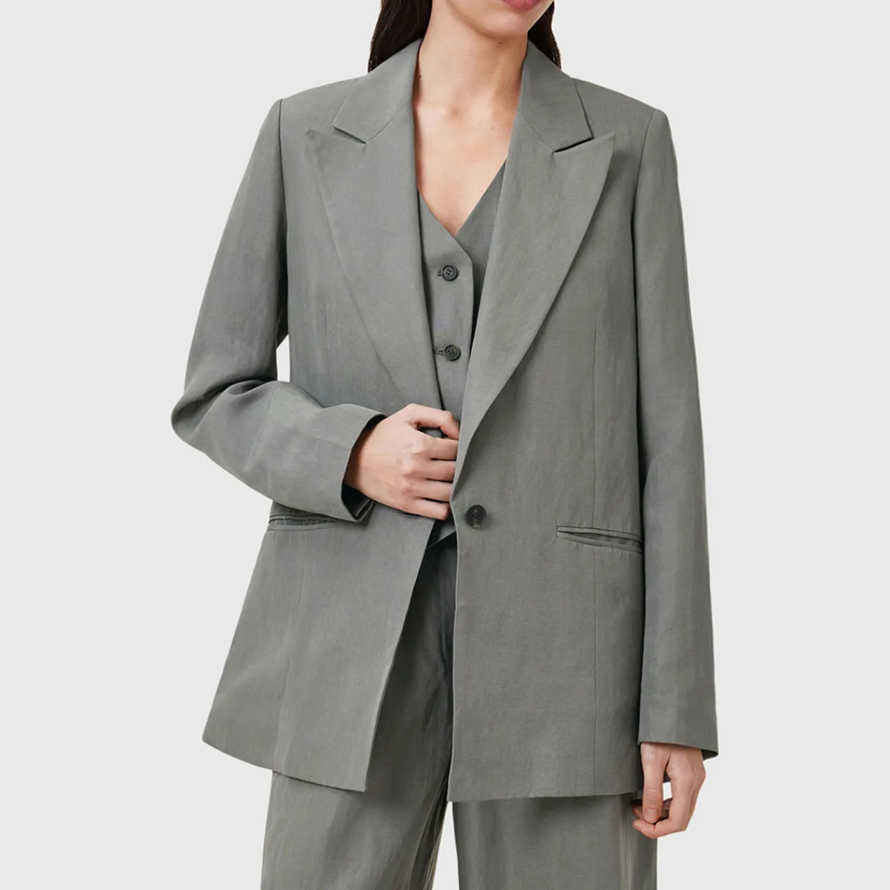 Outlet ALLSAINTS Averie Single-Breasted Blazer