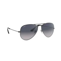 Aviator Grey Lens Large Metal Pilot Sunglasses  Grey