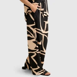 Sale FOREVER NEW Ayla High-Rise Printed Palazzo Trousers