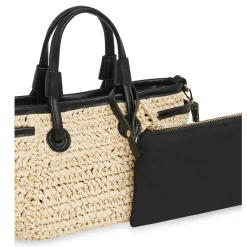 Aylin Mini Straw Tote Bag