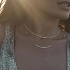 Best JUVI DESIGNS Bali Moonstone Beaded Necklace