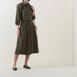 Sale INWEAR Ballari Cropped Wide Leg Trousers